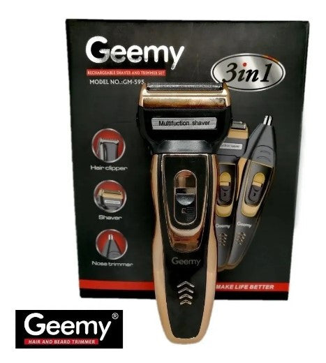 MAQUINA AFEITADORA GEEMY 3 EN 1